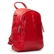 Рюкзак шкіряний червоний 27×32×14 см PD-420026 - зображення 2