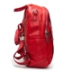 Рюкзак шкіряний червоний 27×32×14 см PD-420026 - зображення 4