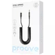 Кабель-пружина AUX Proove Steel Spring Lightning to 3.5 (1m) black - изображение 2
