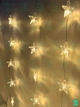 Светодиодная новогодняя LED гирлянда-штора «Звездочки, теплый белый цвет, 3х2 м, USB, 100 LED ламп, белая (1134342453) - изображение 7