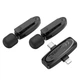 Бездротова мікрофонна система HOCO L15 dual-mic (iP/Type-C) Black - изображение 3