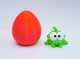 Сюрприз яйцо + Фигурка Ам Ням 5х6см малыш в яйце монстрик Om Nom Cut the Rope амням нямням оранж - изображение 4
