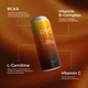 Напій безалкогольний сильногазований OYO зі смаком персик BCAA та L-carnitine 330мл 12шт - зображення 1