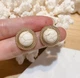 Жіночі сережки "Намистини мармурові" 2.5см jewelry Мармурові - зображення 5