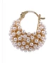 Жіночі сережки "Човен" 2.3 см jewelry Білі - зображення 3