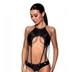 Боді з еко-шкіри чорний passion Tamaris Body L / XL з ремінцями і перфорацією - зображення 1