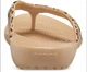 Жіночі в'єтнамки Crocs шльопанці 37-38 (w7 US) 24,5 см Бежевий 1159851943 - зображення 6