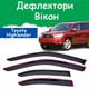 Дефлекторы боковых окон Toyota Highlander II Тойота Хайлендер 2 2007-2013 ветровики - изображение 1