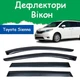 Дефлектори бічних вікон Toyota Sienna III Тойота Сієнна 3 2011-2020 вітровики - зображення 1