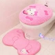 Набор для ванной “Hello Kitty” 3в1: 2 коврика + чехол для унитаза, розовый (87341565) - изображение 1