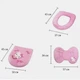 Набор для ванной “Hello Kitty” 3в1: 2 коврика + чехол для унитаза, розовый (87341565) - изображение 8