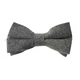 Маленькая Bow Tie House шерстяная бабочка серая елочка 19156 - изображение 1