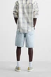 Шорти Zara Straight Fit блакитний 8062/480/406 34 - изображение 2