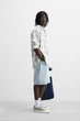 Шорти Zara Straight Fit блакитний 8062/480/406 34 - изображение 3