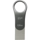 USB флеш-накопитель Silicon Power Mobile C80 128GB USB-A + USB-C 3.2 Silver (SP128GBUC3C80V1S) [134979] - изображение 1