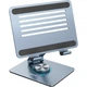 Подставка для планшета/ноутбука 7"-12.9" Hoco PH52 Might Metal Rotating Tablet Desktop Holder Grey [91056] - изображение 2