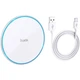 Бездротовий зарядний пристрій Hoco Easy Wireless Charger CW6 Pro White [103862] - зображення 3