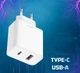 Сетевое зарядное устройство CUKTECH A19 EU 30W Charger USB-A+USB-C White [103231] - изображение 3