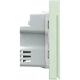 Розумний вимикач двоклавішний з нульовою лінією Aqara Smart Wall Switch H1M Neutral MARS-Tech Green (ZNQBKG25LM) [107870] - зображення 3