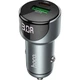 Автомобильное зарядное устройство Hoco Z42 Light Road PD20W + QC3.0 Gray [110007] - изображение 1