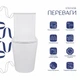 Унітаз-компакт Qtap Scorpio безободковий Ultra Quiet з сидінням Soft-close QT14226088AW - изображение 3