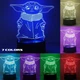 3D Ночник "Звездные Войны" (4 пластины: R2D2, Death Star, Falcon, Chewbacca), Пульт, 16 цветов - изображение 2
