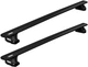 Багажник в штатні місця у рейлінгах Thule WingBar Evo Black для Acura MDX (mkIII) 2014-2020; Honda Pilot (mkIII) 2016→ (TH 7113B-7106-6111) - изображение 3