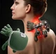 Масажер для шеи з ручками Shoulder and Neck Massager FZ-831 Зеленый (1011117-Green) - изображение 1
