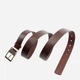 Ремень мужской из натуральной кожи Grande Pelle leather-00242 125 см Коричневый - изображение 2