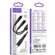 Дата кабель Hoco X123 Victory 2in1 Type-C to Lightning/Type-C 3A (1m) Black - изображение 2