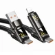 Дата кабель Hoco U143 Joy 4in1 USB to Lightning/Type-C to Type-C 240W (1.2m) Black - изображение 5