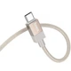Аудіо кабель Aux Hoco UPA32B Clever digital (Type-C to AUX 3.5mm) (1m) Gold - зображення 4
