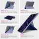 Чехол для планшета ArmorStandart Y-Type PEN для Xiaomi Redmi Pad 2 с креплением для стилуса Purple (ARM87411) - изображение 3