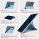 Чехол для планшета ArmorStandart Y-Type PEN для Xiaomi Redmi Pad 2 с креплением для стилуса Blue (ARM87407) - изображение 3