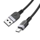 Дата кабель Hoco X109 Energy silicone USB to Type-C (3m) Black - изображение 4