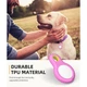Чохол-брелок TPU протиударний для AirTag MOKO Ring Pink, Orange (комплект 2 кольори) - изображение 5