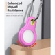 Чохол-брелок TPU протиударний для AirTag MOKO Ring Pink, Orange (комплект 2 кольори) - изображение 9