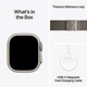 Smartwatch Apple Watch Ultra 3 GPS + Cellular 49mm Natural Titanium Case with Natural Titanium Milanese Loop - L (MF0E4) - obraz 7