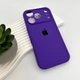 Чохол для смартфона Silicone Full Case AA Camera Protect for Apple iPhone 17 Pro Max 54,Amethist (FullAAi17PM-54) - изображение 4