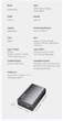 Power bank ESSAGER 20000mAh 65W быстрая зарядка PD3.0+CQ3.0 USB Type-C для смартфонов ноутбуков - изображение 7