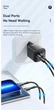 Зарядное устройство ESSAGER 20W GaN USB Type-C Быстрая зарядка QC3.0+PD3.0 для Apple iPhone, iPad, Samsung, Xiaomi Black (ES-CD31) - изображение 14