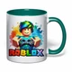 Чашка з друком "Roblox" (колір темно-зелений) (36538) - зображення 2