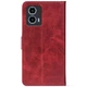 Чохол-книжка Crazy Horse Clasic для Motorola G35 Red Wine (Front) (70212) - зображення 3