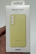 Чехол силиконовый противоударный Silicone Cover для Samsung Galaxy S22 (S901) Butter Yellow - изображение 2
