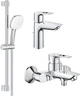 Набор смесителей Grohe BauLoop New UA123215M1 (23762001+23603001+26748003) - изображение 1