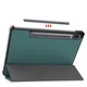 Чехол для планшета BeCover Smart Case Samsung Tab S9 Plus (SM-X810/SM-X816)/S9 FE Plus (SM-X610/SM-X616) 12.4" Dark Green (710323) - изображение 5