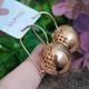 Серьги Xuping Jewelry длина 3.2см ширина 1.9см медзолото позолота 18Кс1042 - изображение 4