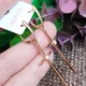 Сережки хрестики Xuping Jewelry довжина 5.7см медичне золото позолота 18К с1046 - зображення 5