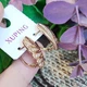 Серьги Xuping Jewelry длина 1.8см ширина 1.2см медицинское золото позолота 18К с1594 - изображение 5