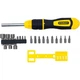 Отвертка Stanley Multibit с храповым механизмом с 20-тью вставками (STHT0-62574) - изображение 1